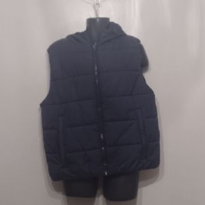 French Connection Navy Blue Vest With Hood. - image 1